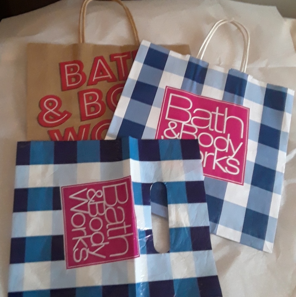 Bath and Body Works store bags